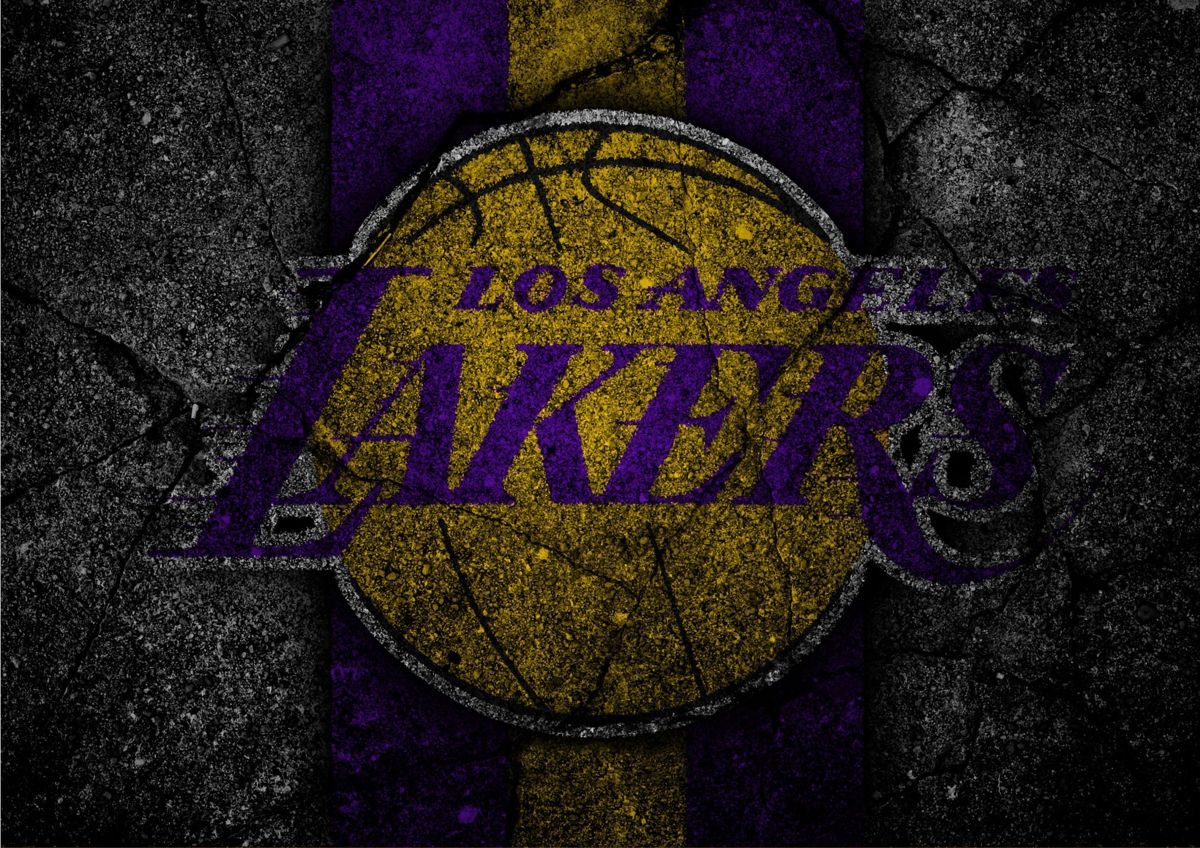 Los Angeles Lakers 1 AllStar Wall Art Poster Canvas